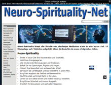 Tablet Screenshot of neuro-spirituality.com